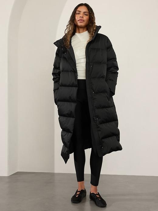 Sateen Long Puffer Product Image