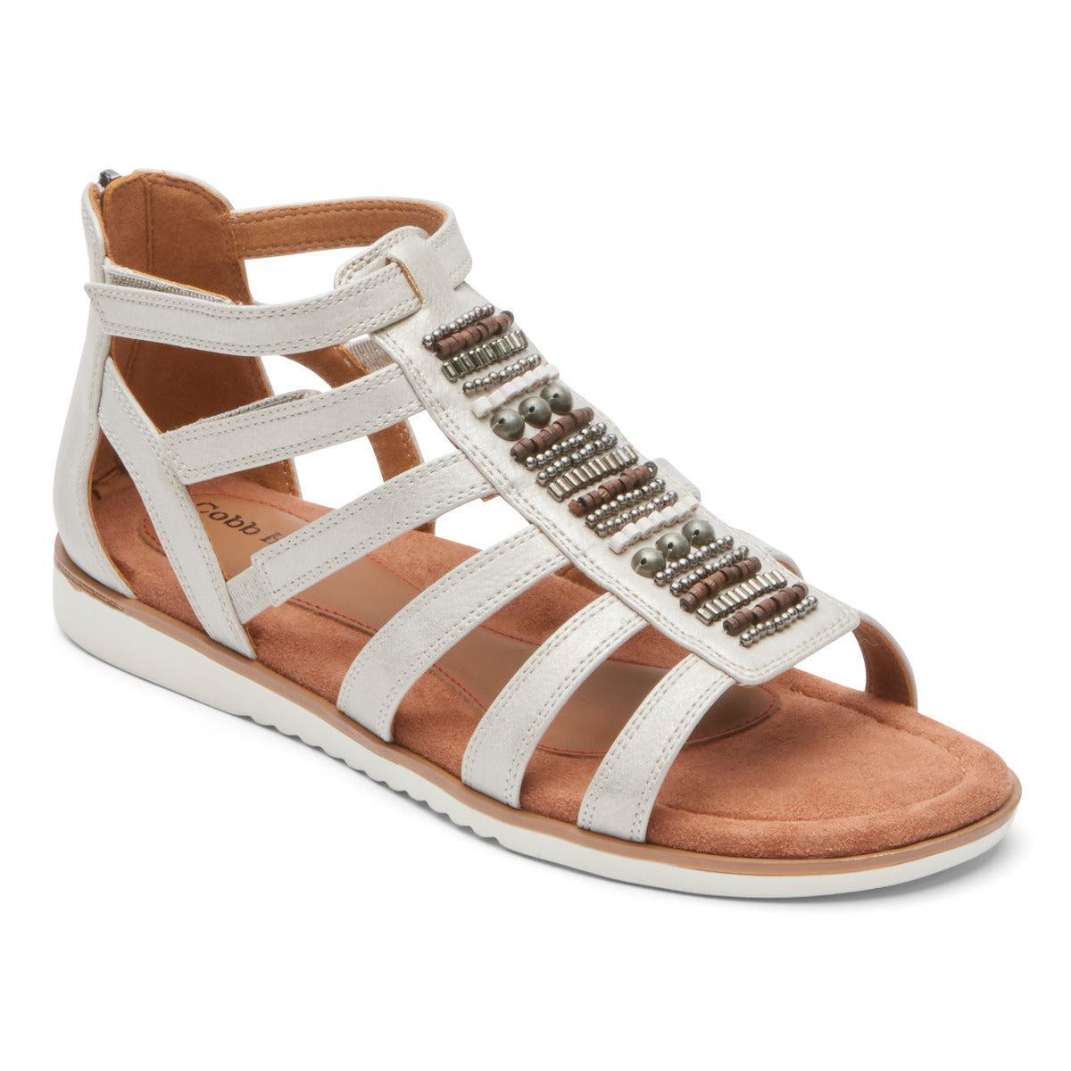 Rockport Cobb Hill Zion Beaded Gladiator Sandal Product Image