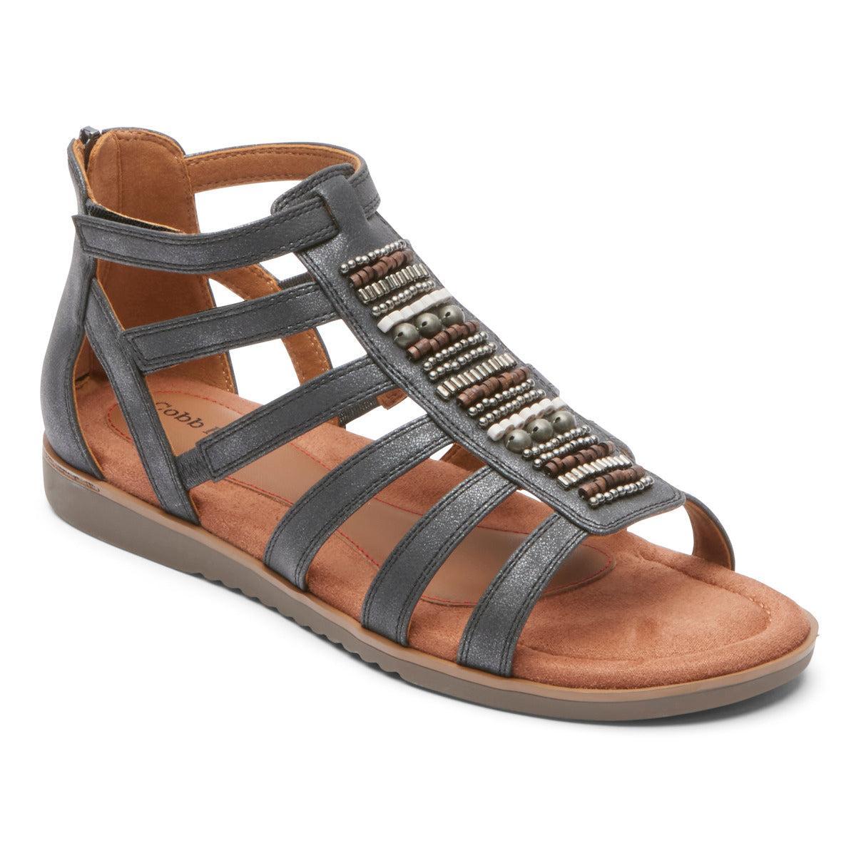 Rockport Cobb Hill Zion Beaded Gladiator Sandal Product Image