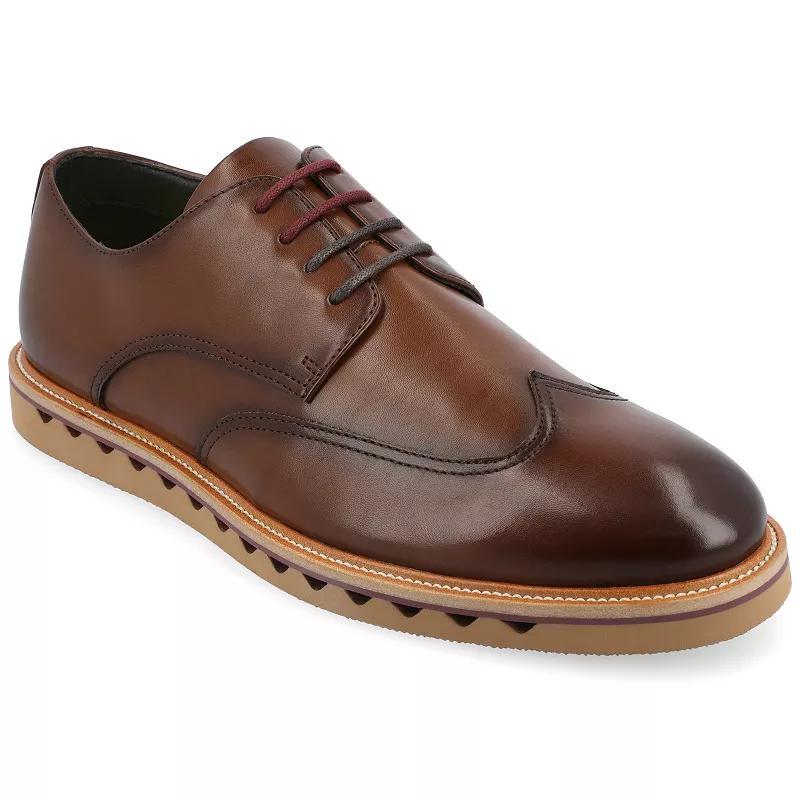 Vance Co. Evander Mens Tru Comfort Foam Wingtip Derby Shoes Product Image