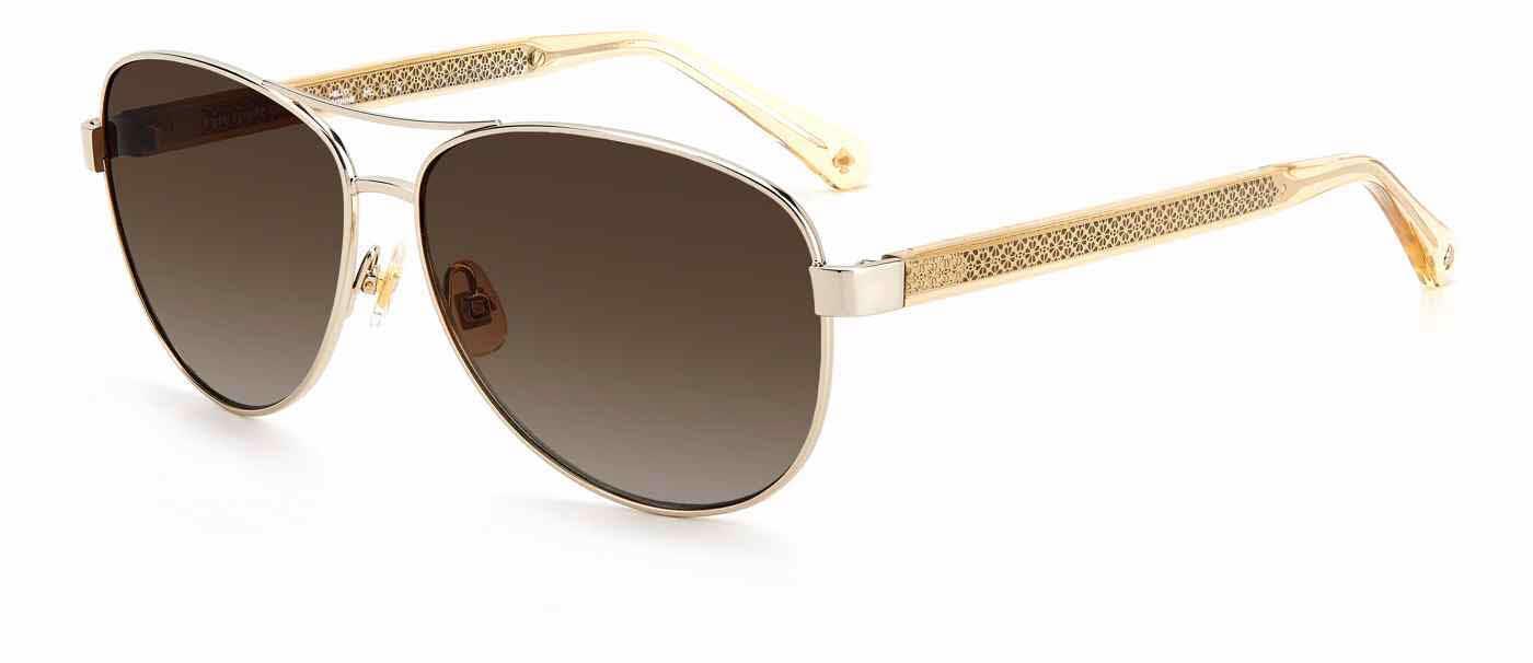 kate spade new york Fara 57mm Aviator Polarized Sunglasses Product Image