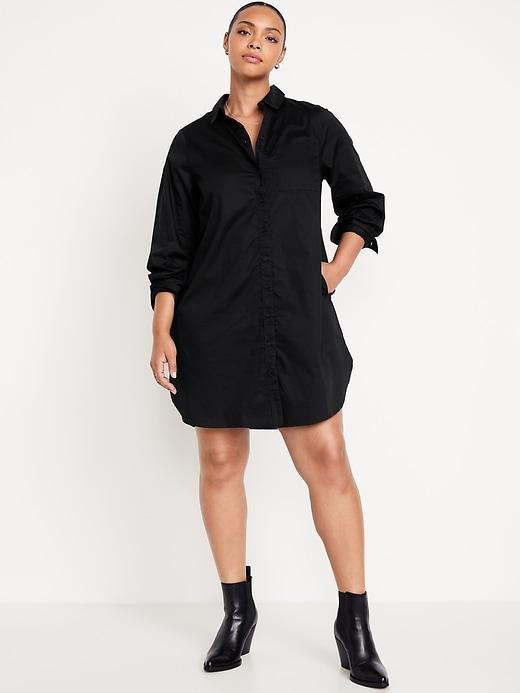 Jean Mini Shirt Dress Product Image