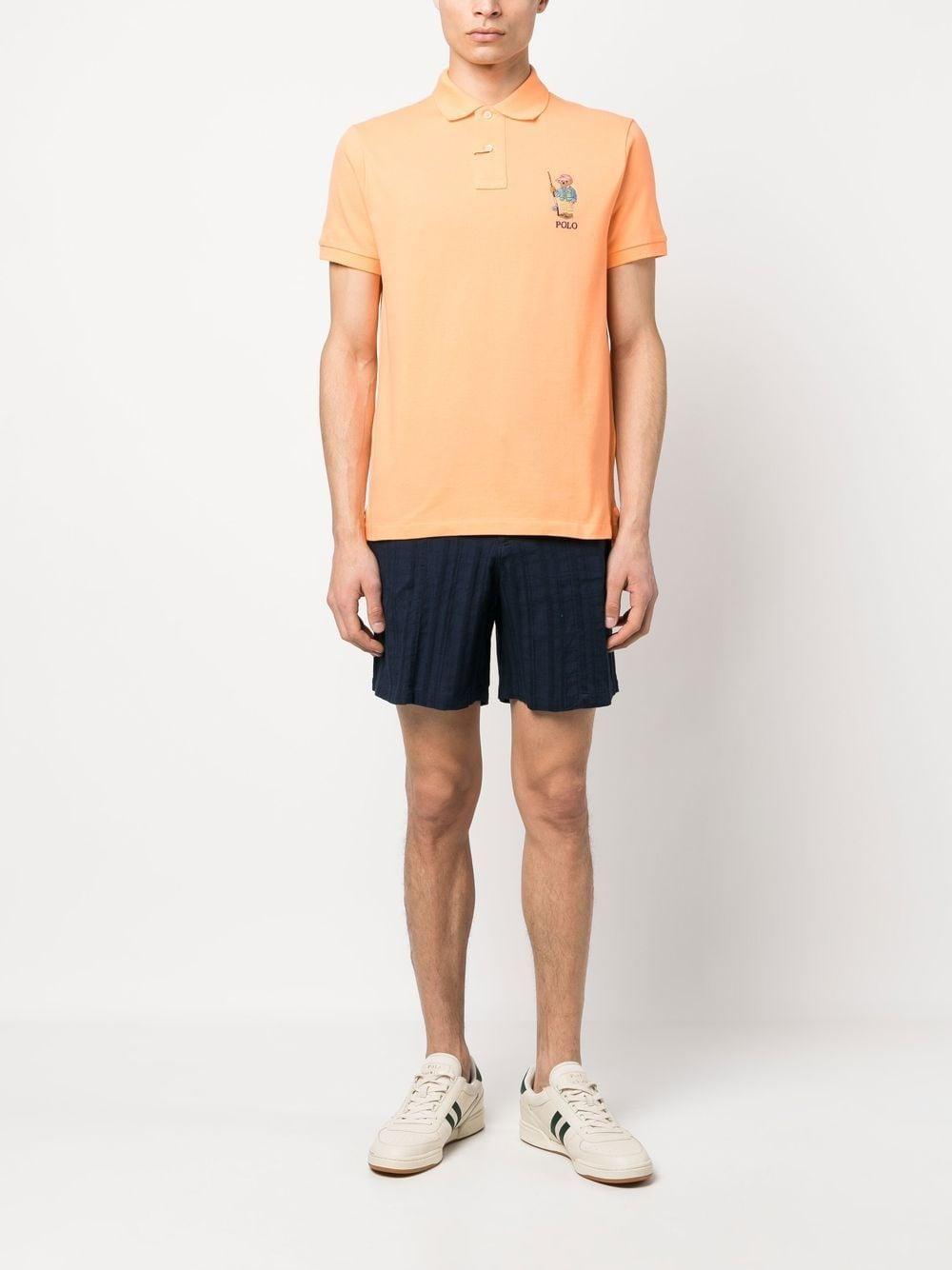 Polo Bear Polo Shirt In Orange Product Image