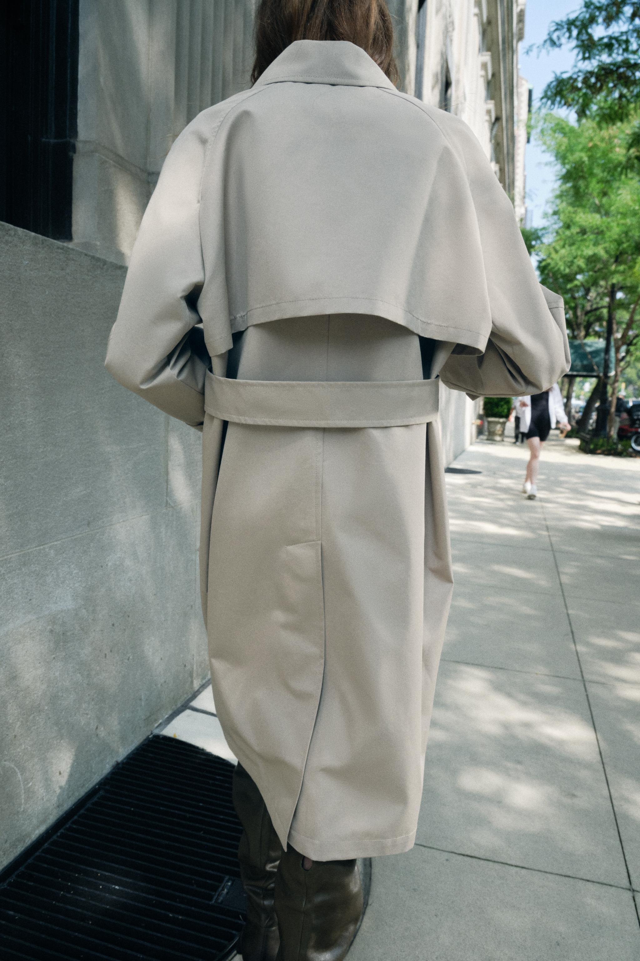 BELTED WATER REPELLENT TRENCH ZW COLLECTION Product Image