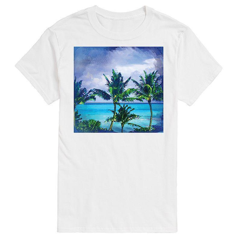 Big & Tall Empyre Beach Tee, Mens Black Product Image