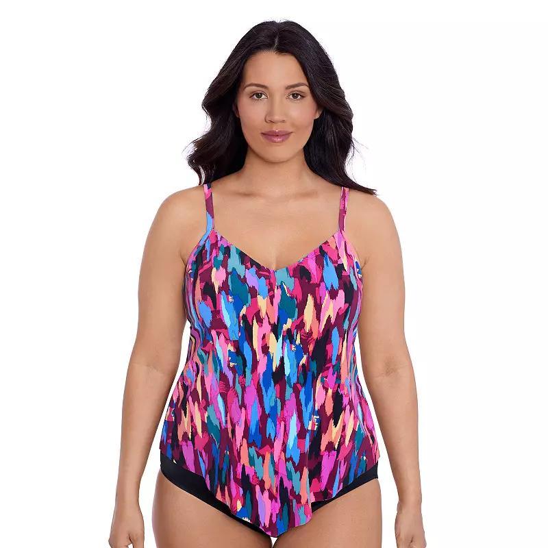 Womens Trimshaper Hank Tankini Swimsuit Top Product Image