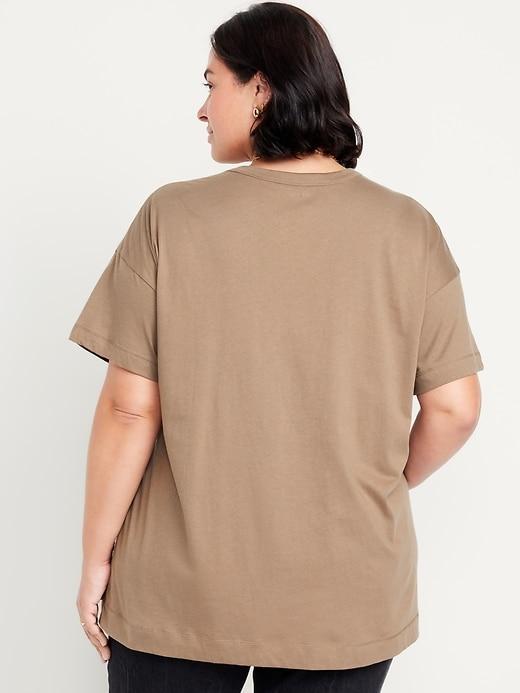 Oversized EveryWear Tunic T-Shirt Product Image