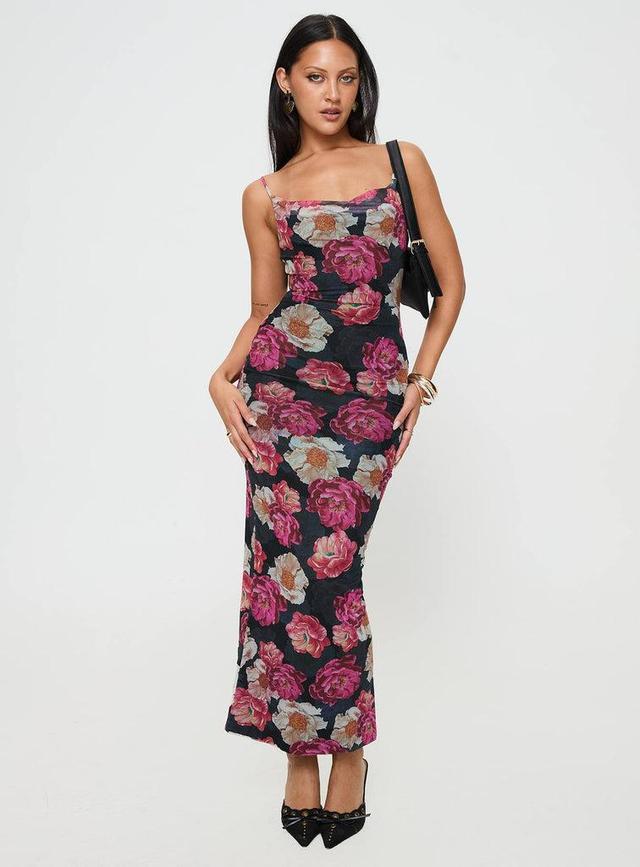 Auley Maxi Dress Multi / Red Floral Product Image