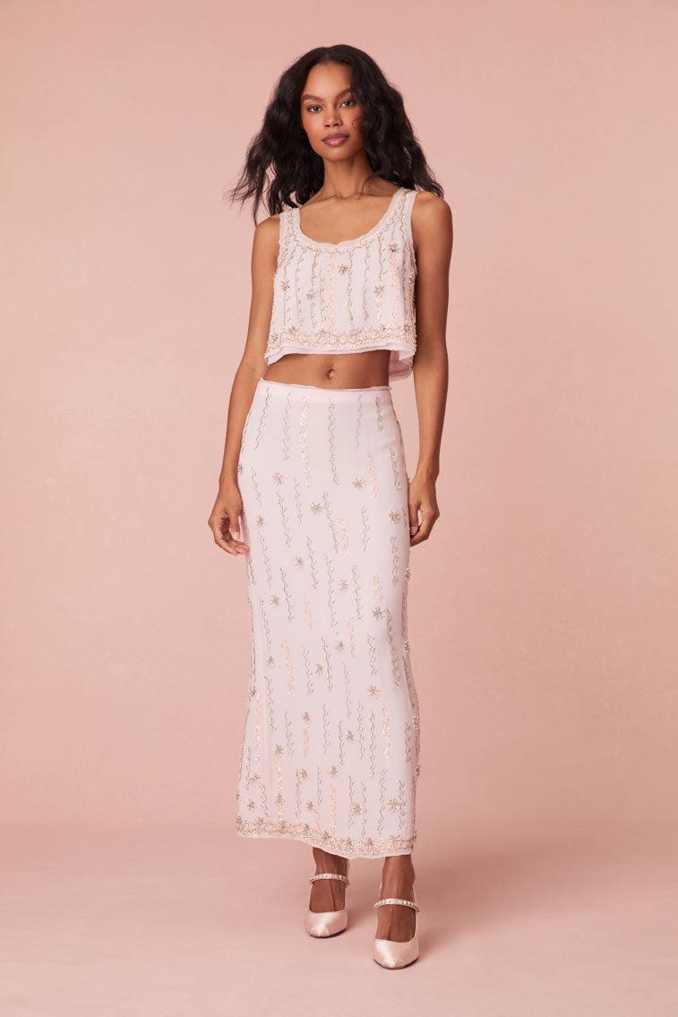 Goodall Embellished Midi Skirt Product Image