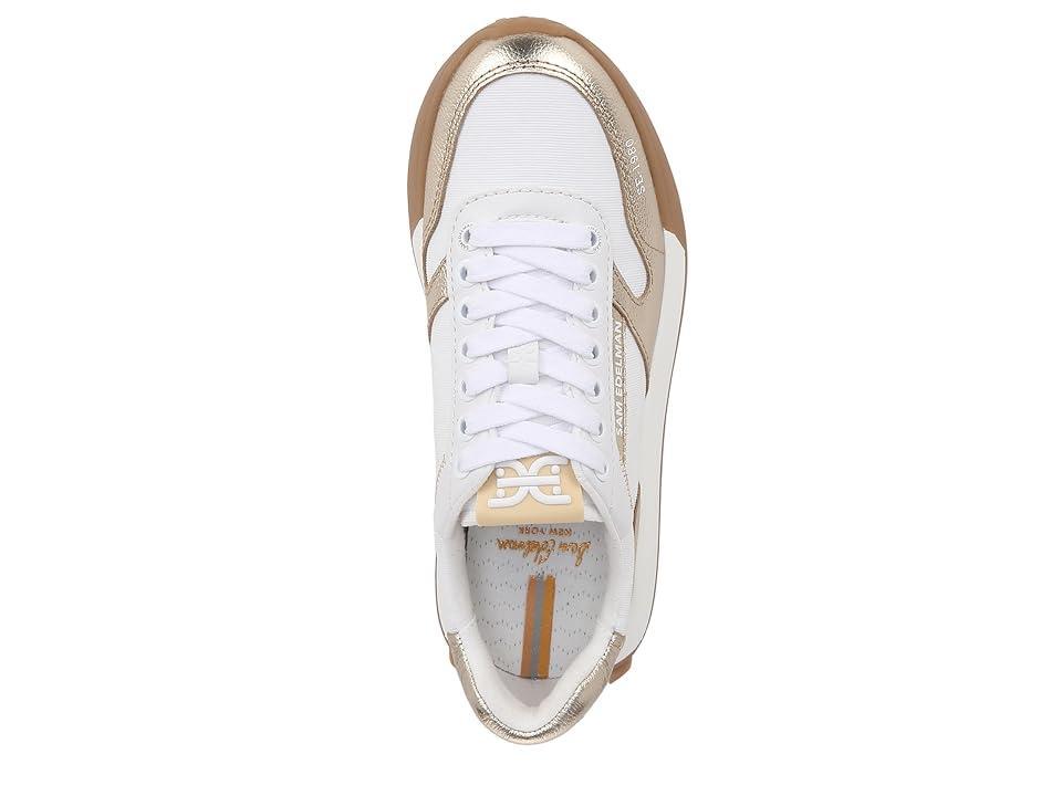 Sam Edelman Layla Sneaker White/Gold Product Image
