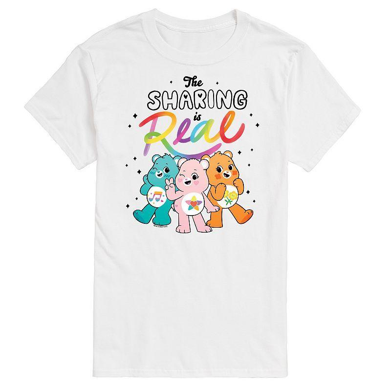 Big & Tall Care Bears The Sharing Is Real Graphic Tee, Mens Product Image