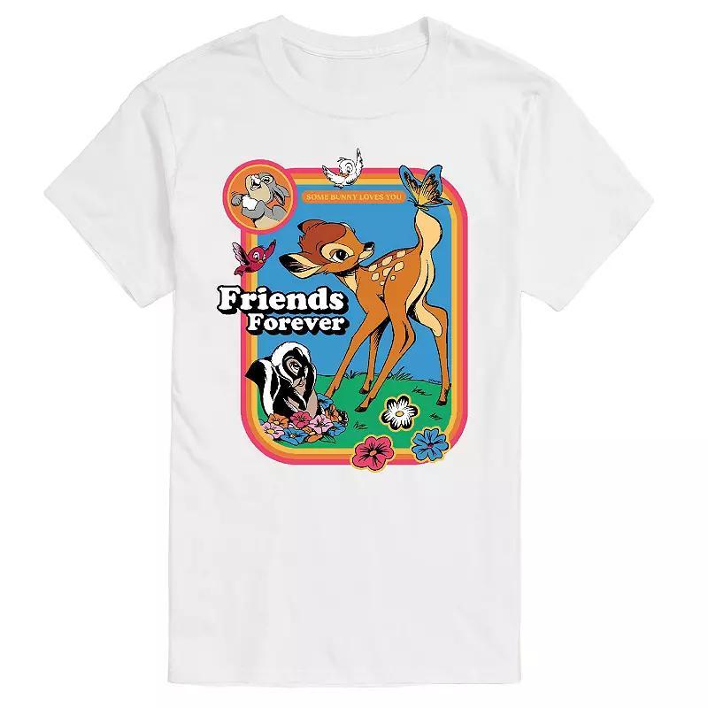 Disneys Bambi Big & Tall Friends Forever Graphic Tee, Mens Product Image