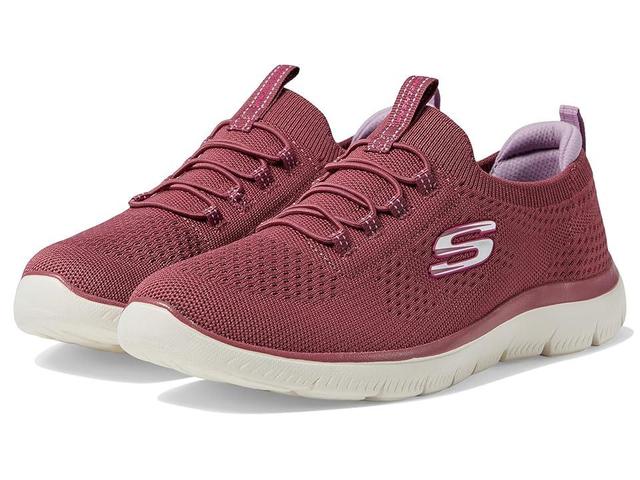 SKECHERS Summits Top Player (Dark Mauve) Women's Shoes Product Image