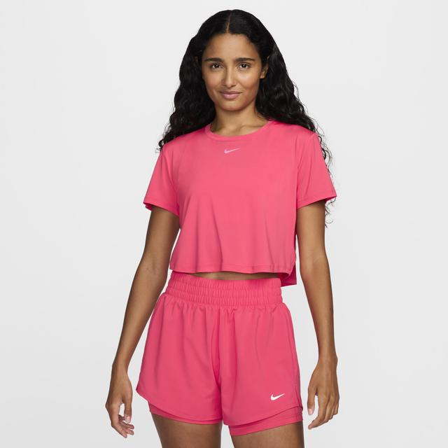 Nike Women's One Classic Dri-FIT Short-Sleeve Cropped Top Product Image