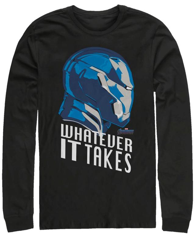 Marvel Mens Avengers Endgame Iron Man Whatever It Takes, Long Sleeve T-shirt Product Image