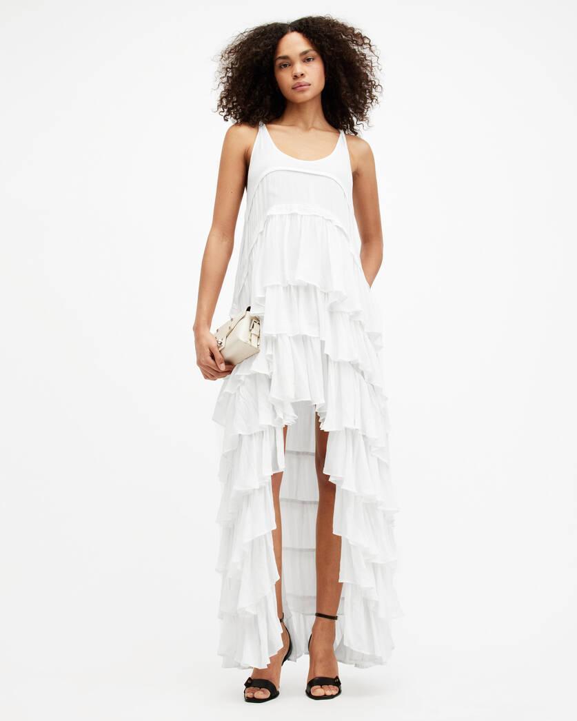 Cavarly Tiered Ruffle Maxi Dress Product Image