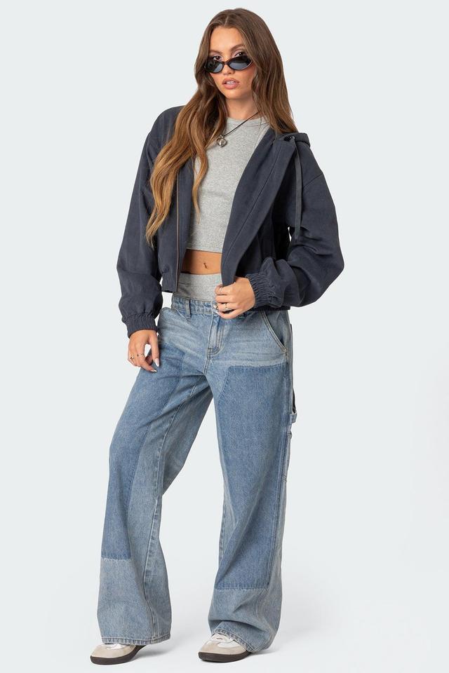 Milly Oversized Cropped Jacket Product Image