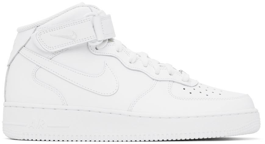 NIKE Air Force 1 Mid '07 White/white Cw2289-111 Men's In White/white/white Product Image