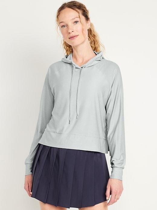 CloudMotion Crop Hoodie Product Image