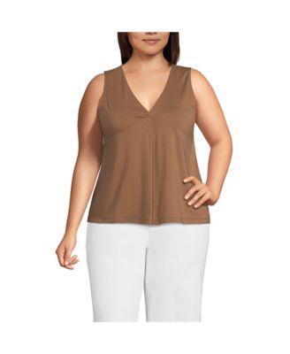 Plus Size Lightweight Jersey Tank Top Product Image