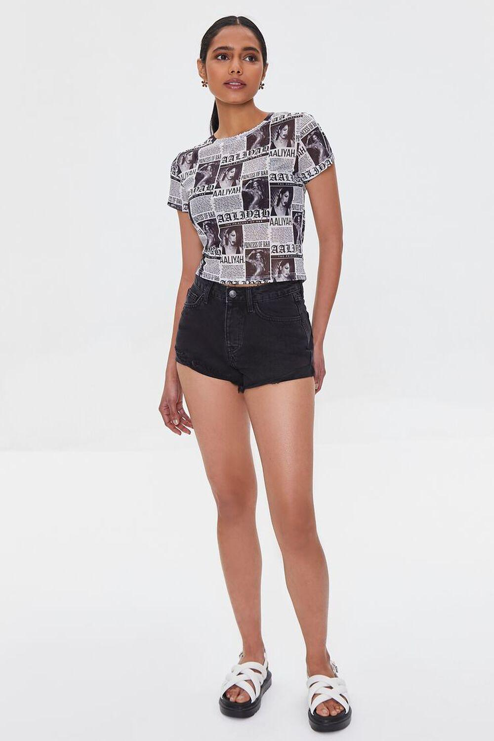 Cotton Denim Shorts | Forever 21 Product Image