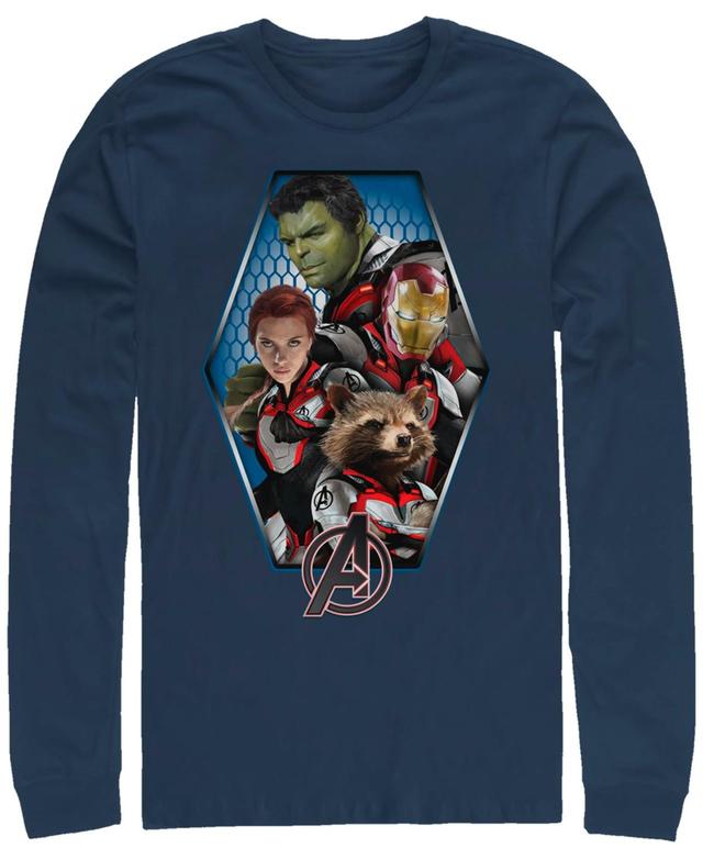 Marvel Mens Avengers Endgame Geometric Group, Long Sleeve T-shirt Product Image