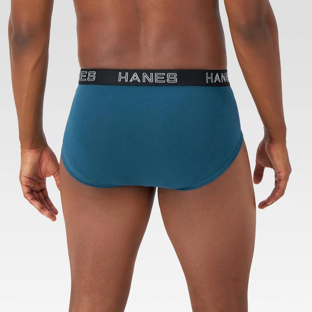 Hanes Premium Men's Stretch Classic Briefs 6pk - Blue/Black/Red S Product Image