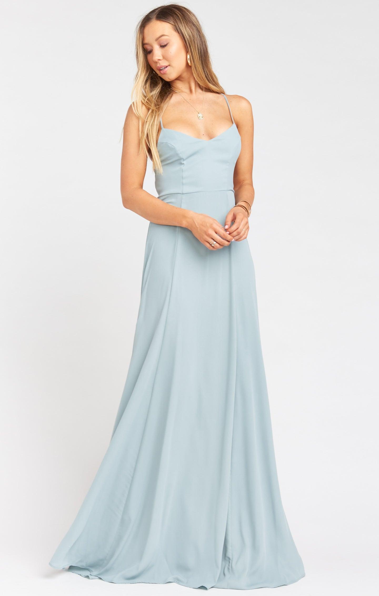 Godshaw Goddess Gown ~ Silver Sage Crisp Product Image