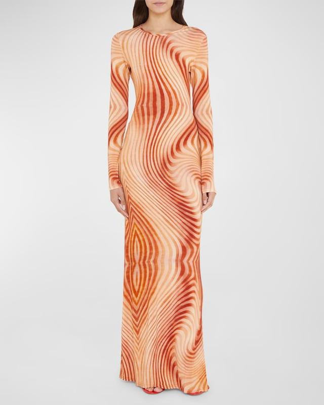 Malloree Long-Sleeve Maxi Dress Product Image