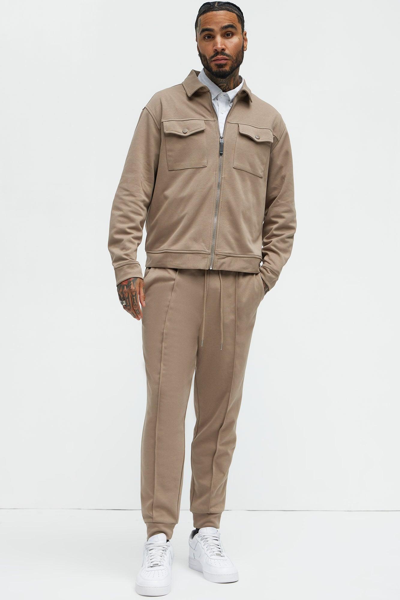 Ryan Interlock Jogger - Tan Product Image