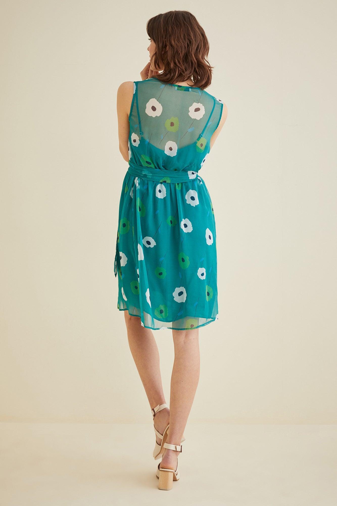 Delta Wrap Dress - Marin Florals - ReAmour Product Image