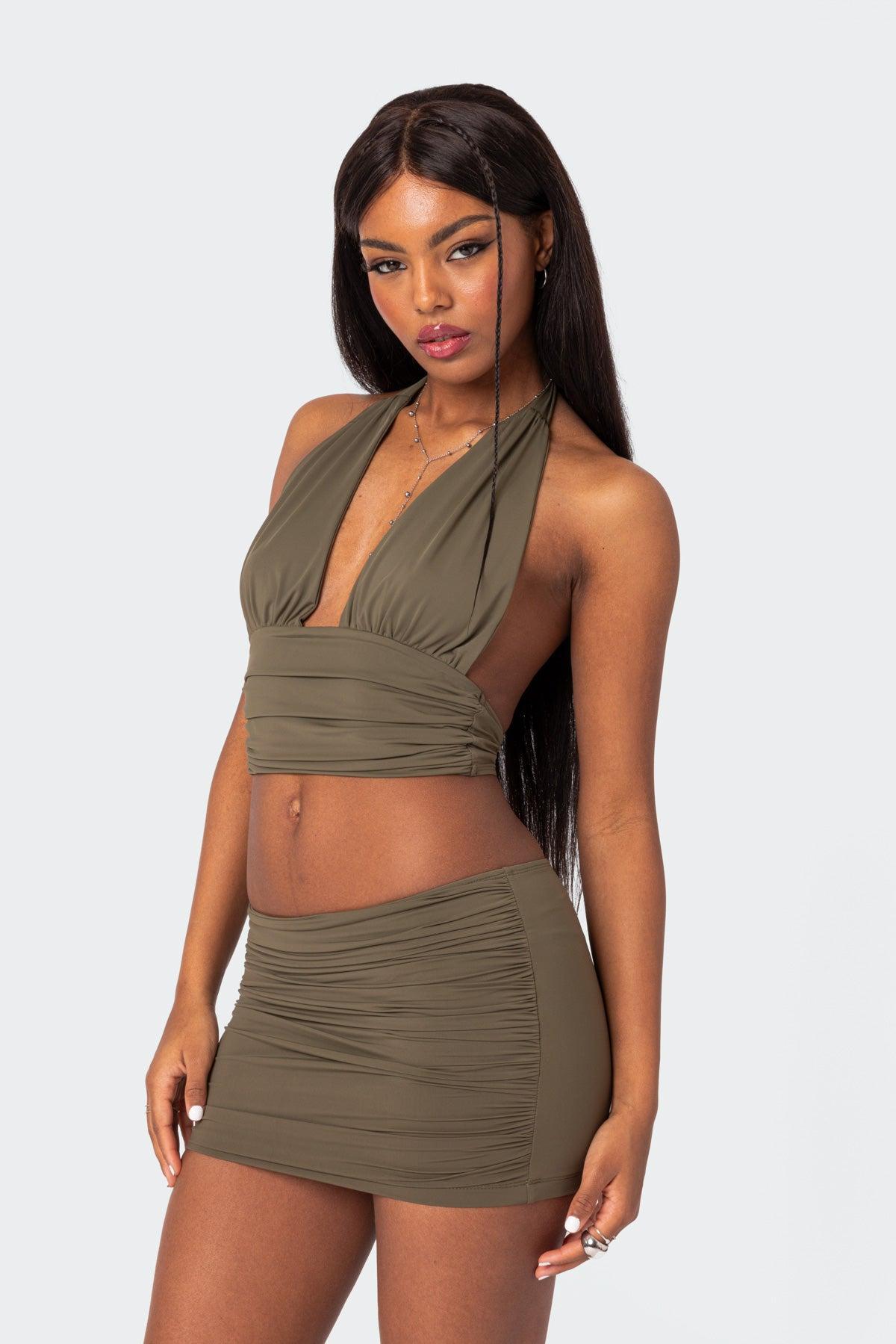 Kenya Gathered Halter Top Product Image