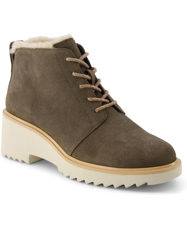 Toms Womens Maude Wedge Lace Up Boots Product Image