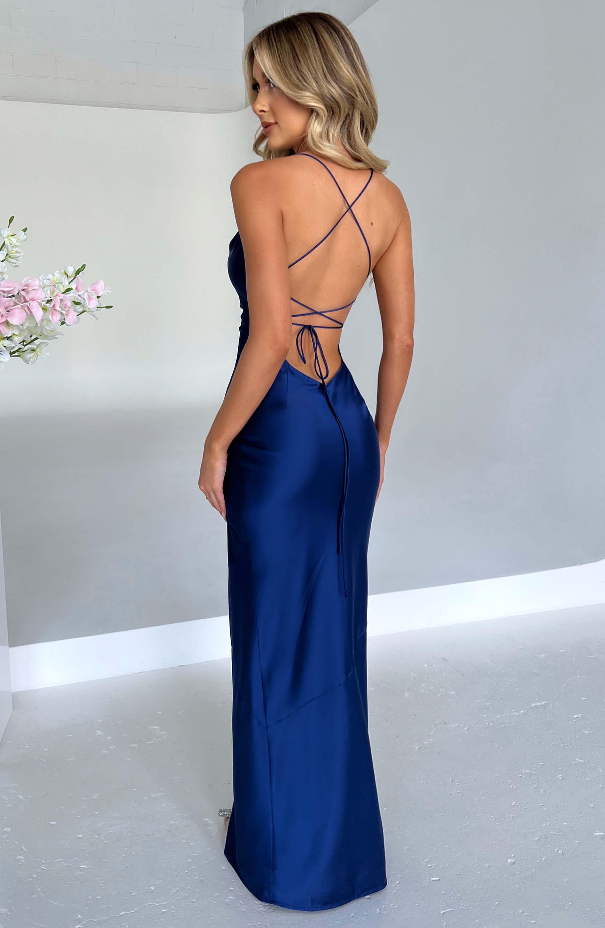 Misha Maxi Dress - Navy Product Image