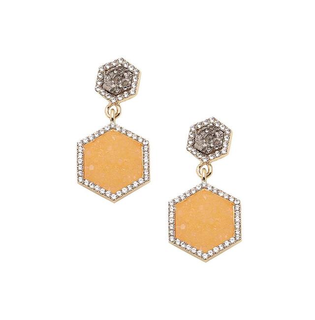 Sohi Womens Geometric Drop Earrings Product Image