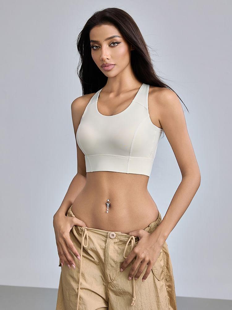 Plain Sports Bra Product Image