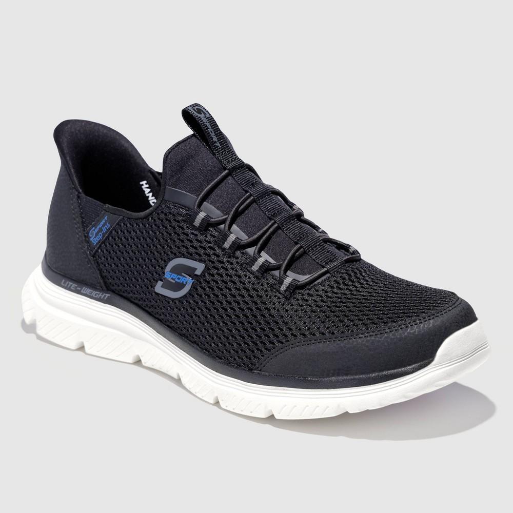 S Sport By Skechers Mens Moralis Step In Elastic Sneakers - Black 11 Product Image