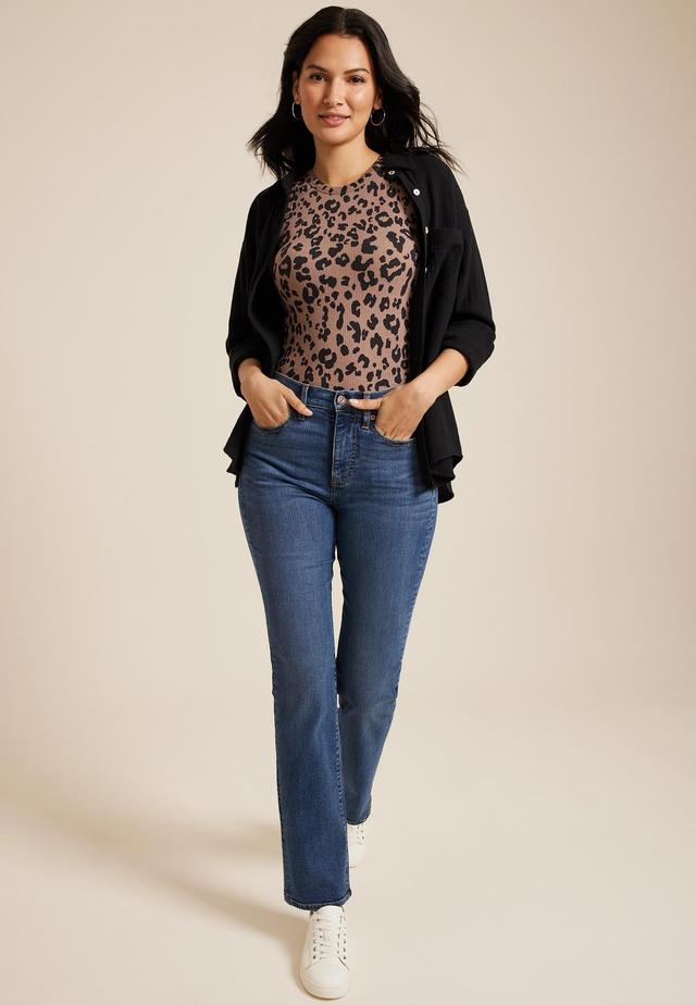 m jeans by maurices™ High Rise Sculpt Straight Jean Product Image