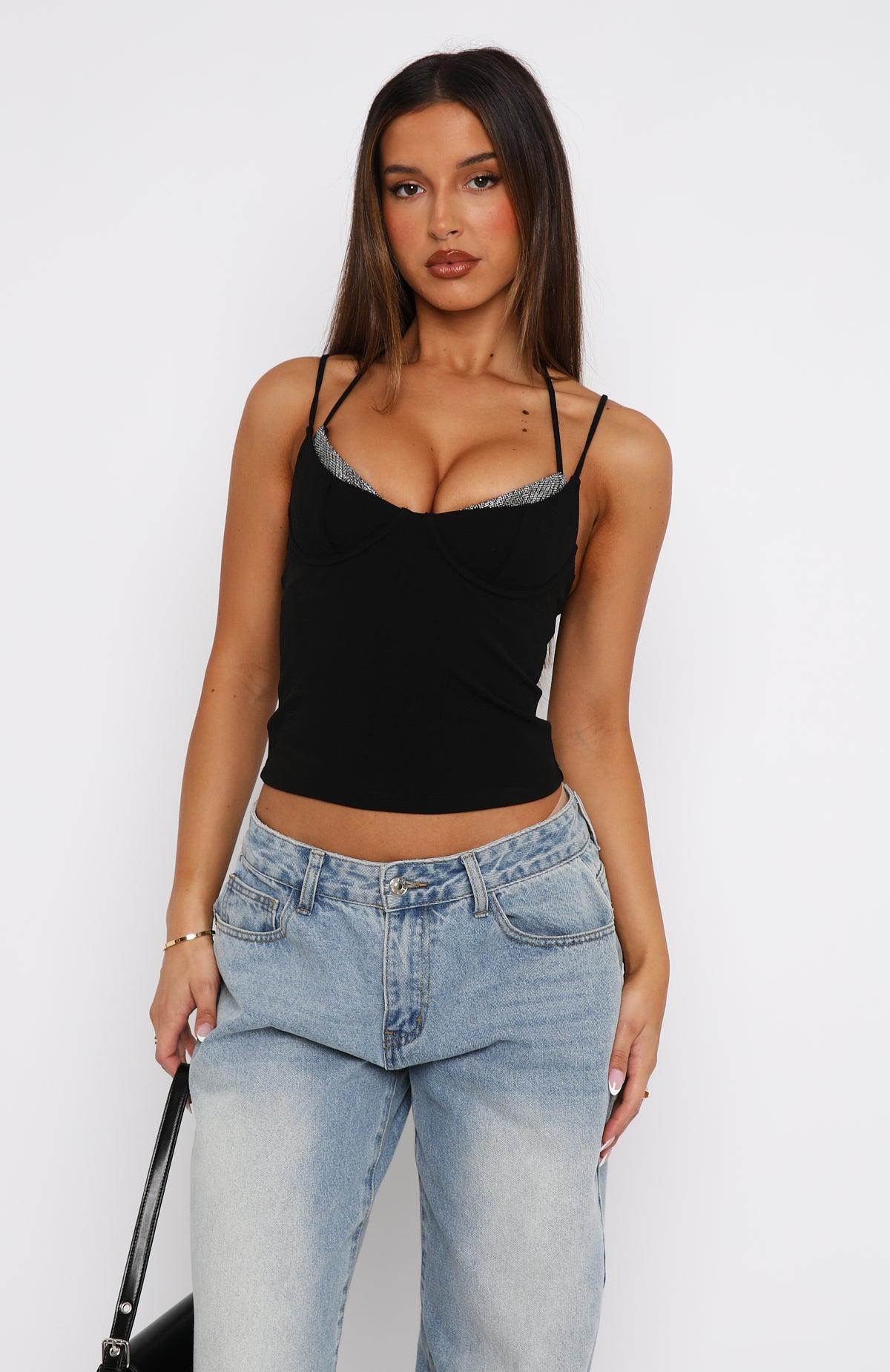 Whatever She Wants Bustier Black Product Image