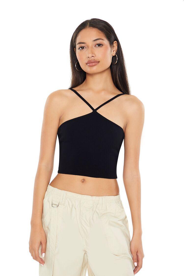 Sweater-Knit Cropped Cami | Forever 21 Product Image