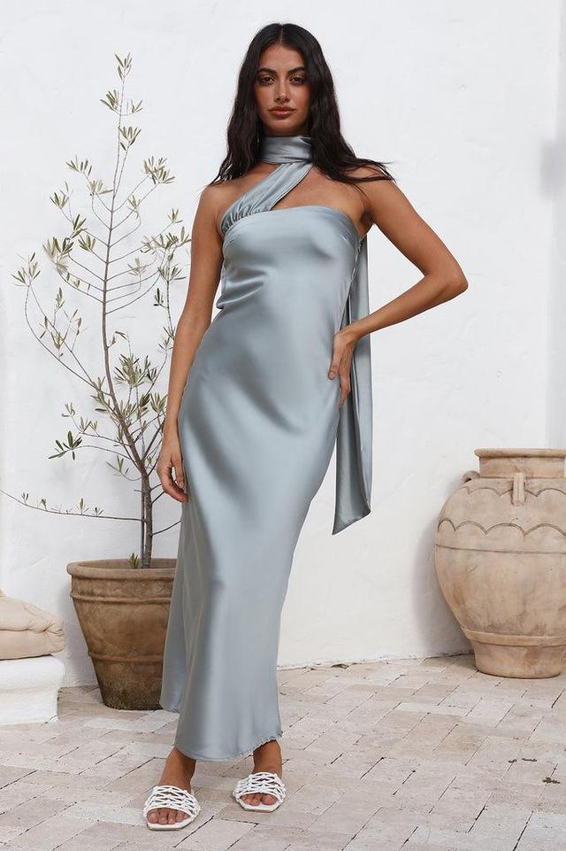 Over The Pond Maxi Dress Blue Product Image