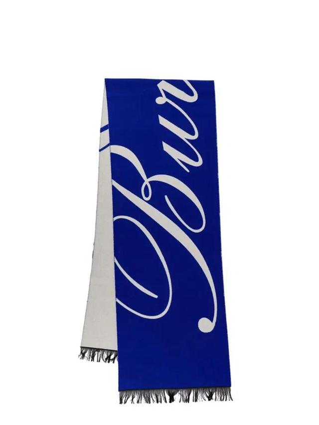 BURBERRY Scarf In Blue Product Image