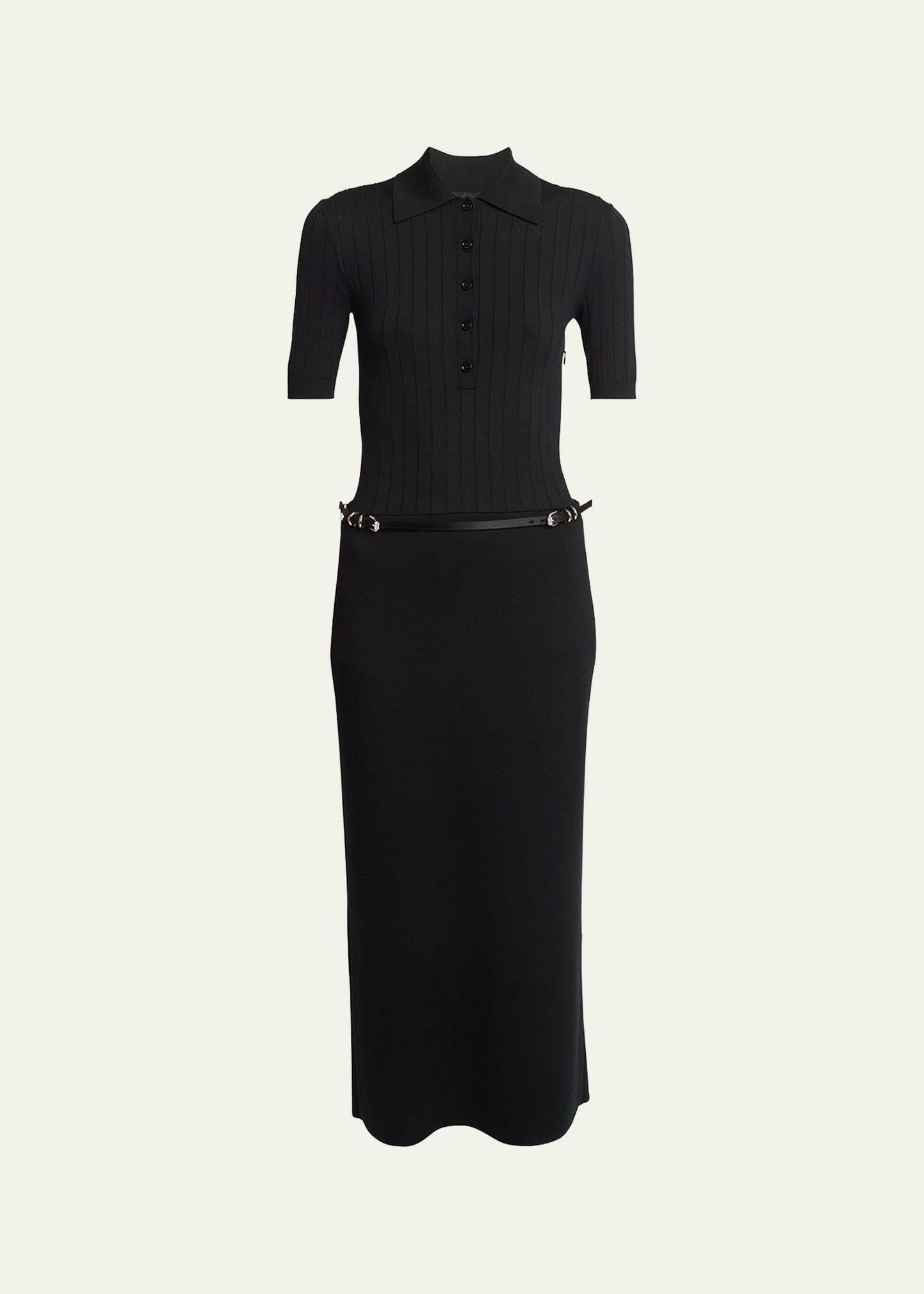 Womens Voyou Polo Dress in Knit Product Image