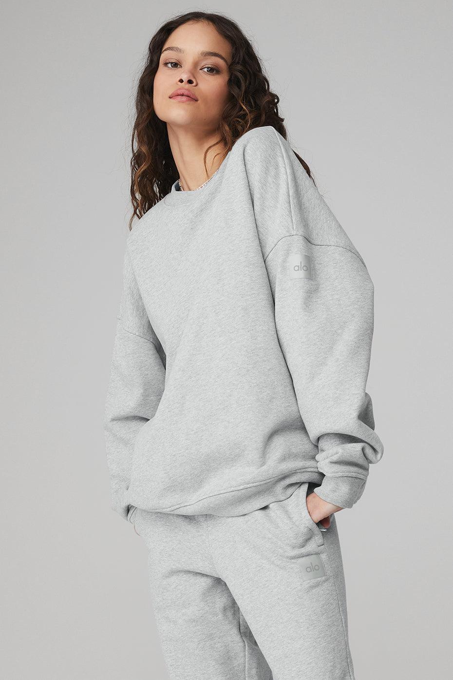 Renown Heavy Weight Crew Neck Pullover - Athletic Heather Grey Female Product Image