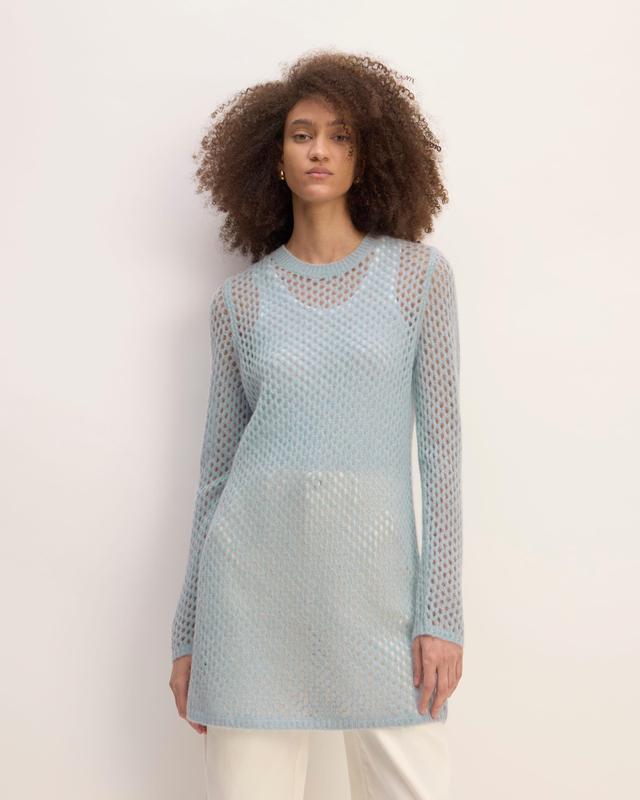 The Everlane x Marques' Almeida Alpaca Mesh Tunic Product Image