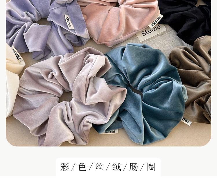 Plain Velvet Scrunchie Product Image