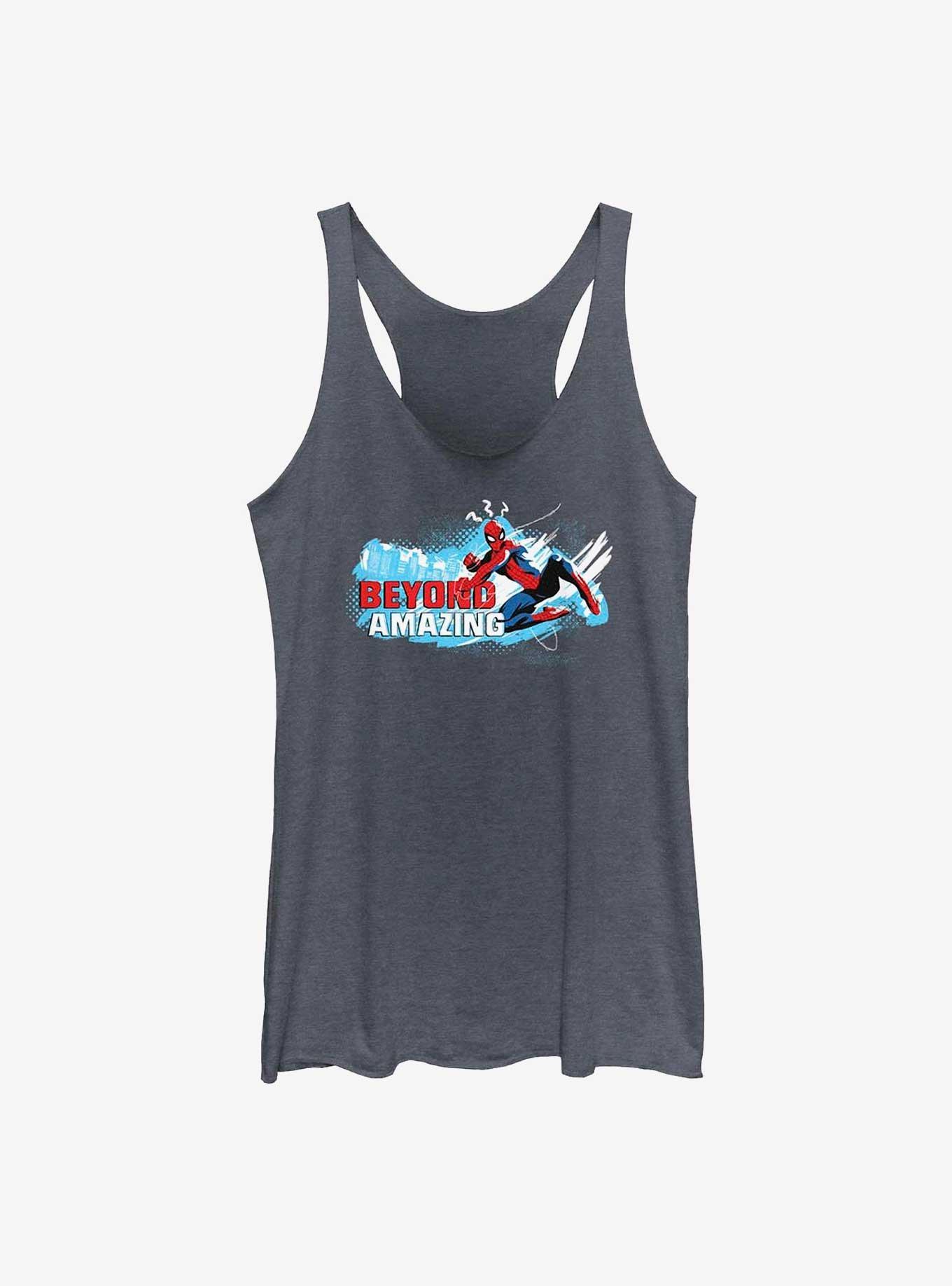 Marvel Spider-Man 60th Anniversary Beyond Amazing Swing Pose Girls Tank Product Image