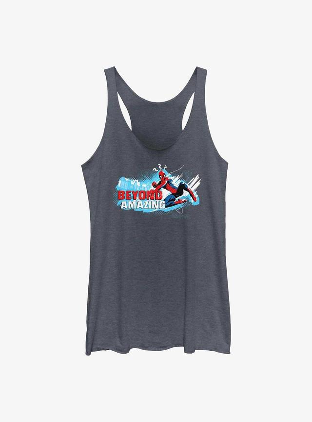 Marvel Spider-Man 60th Anniversary Beyond Amazing Swing Pose Girls Tank Product Image