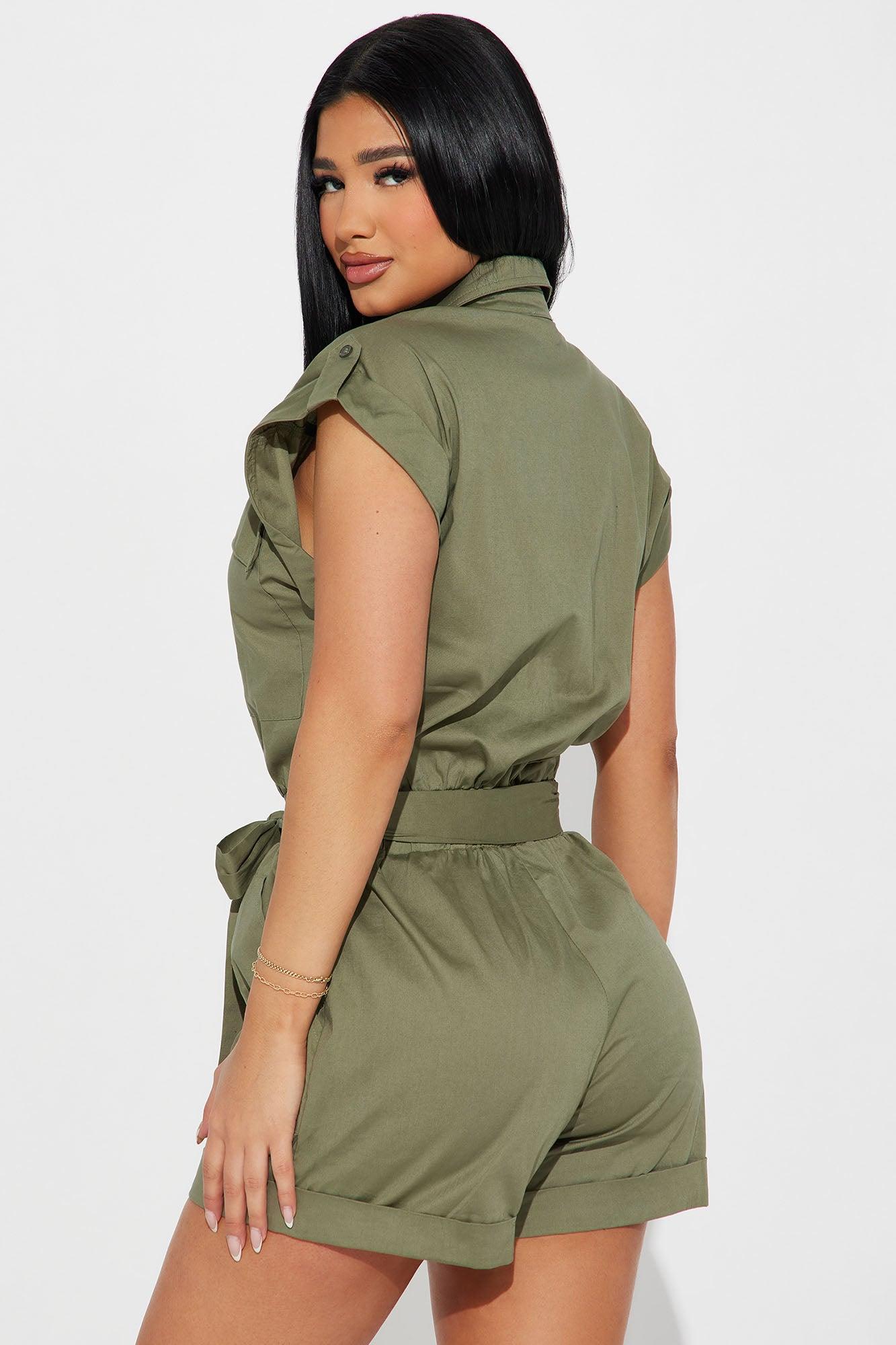 Serenity Romper - Green Product Image