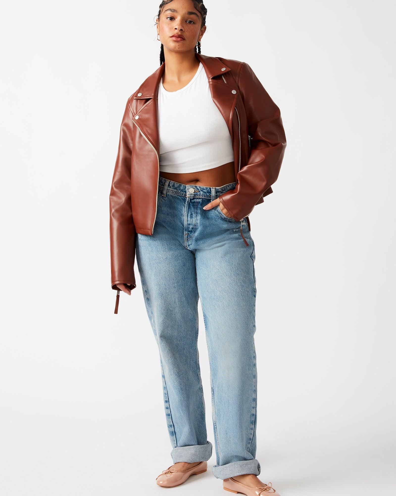 VINKA JACKET COGNAC Female Product Image